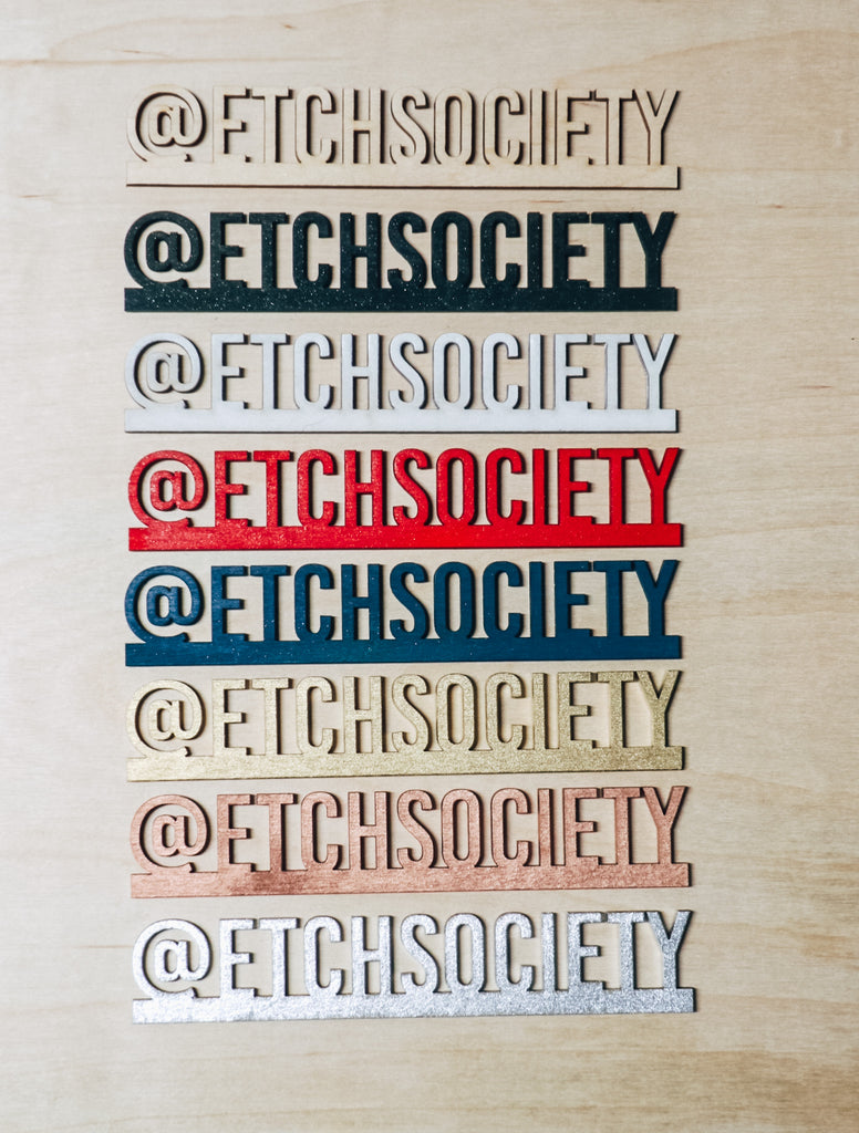 Custom Peloton Leaderboard Name Wood Cutout | BFCM - Etch Society Etch Society Wood Signs